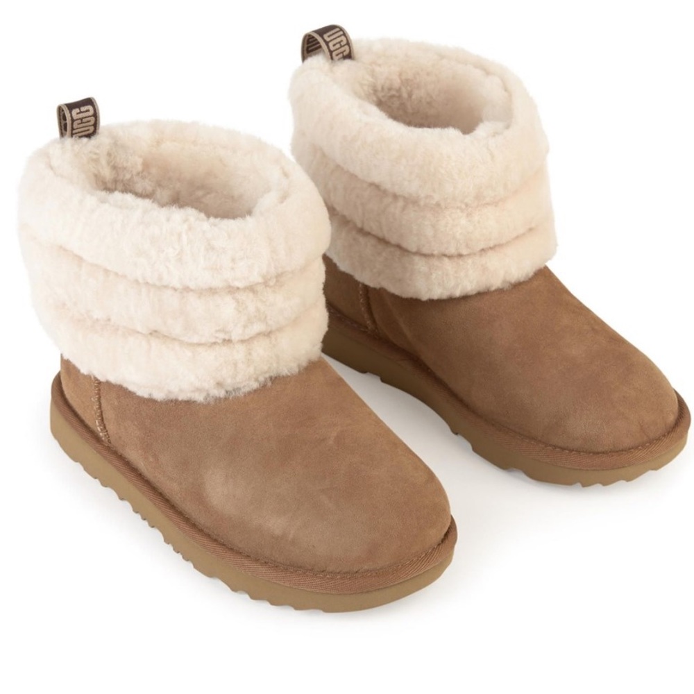 UGG Chestnut Fluff Quilted Boot